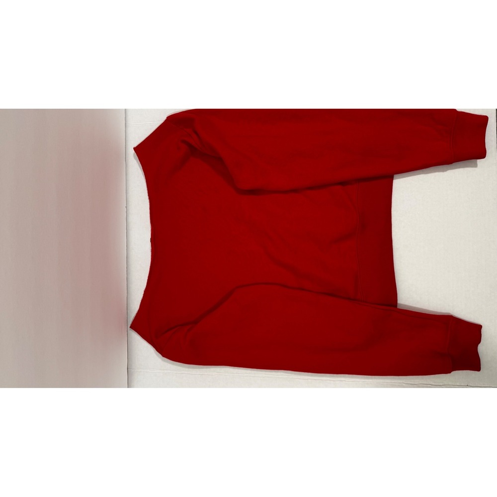 Victoria Secret PINK sweat shirt size small red Y2K, 2000's, off the shoulder - Picture 4 of 4